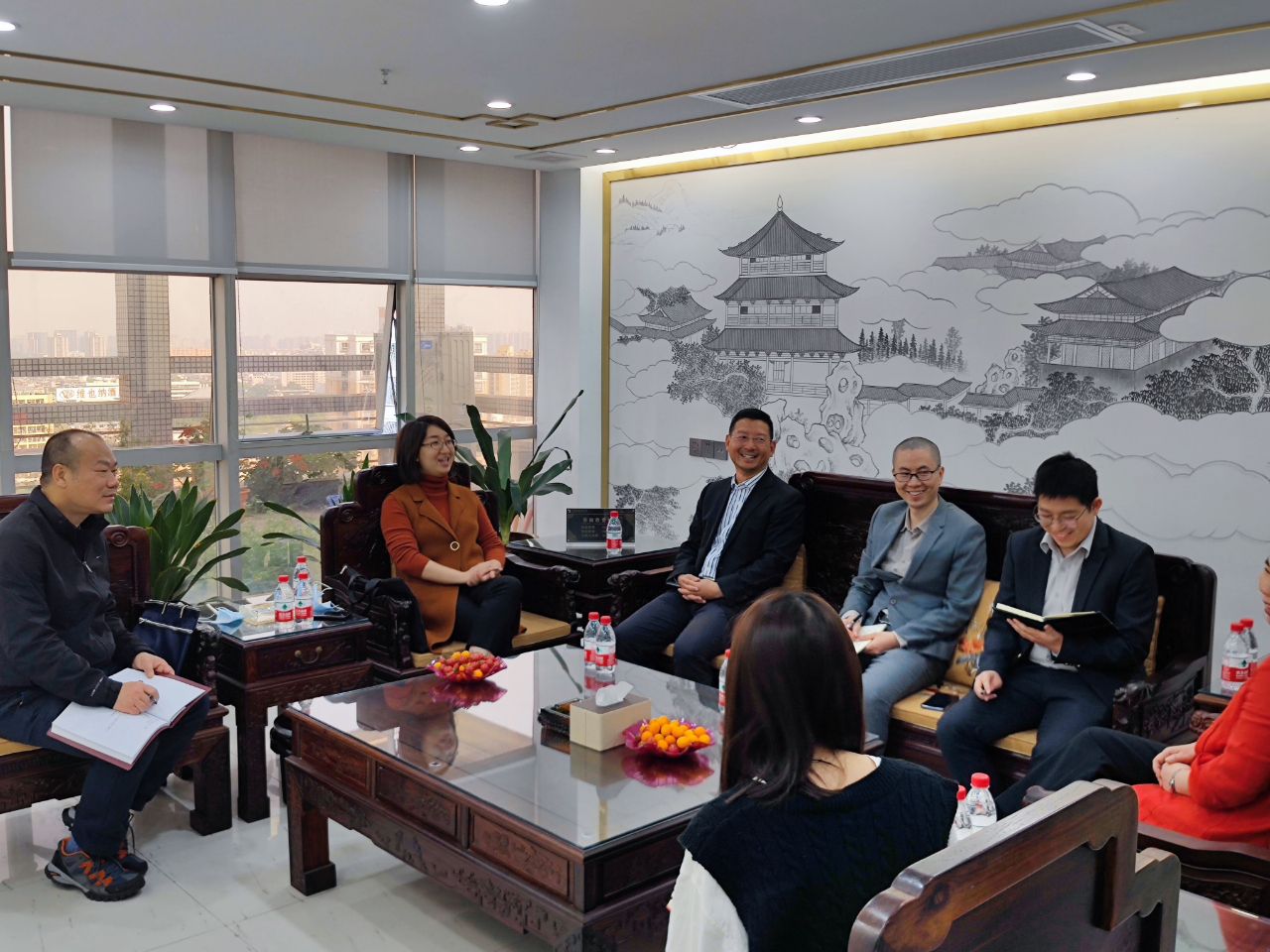 市侨务局领导走访本所，共商为侨法律服务新举措(图1)